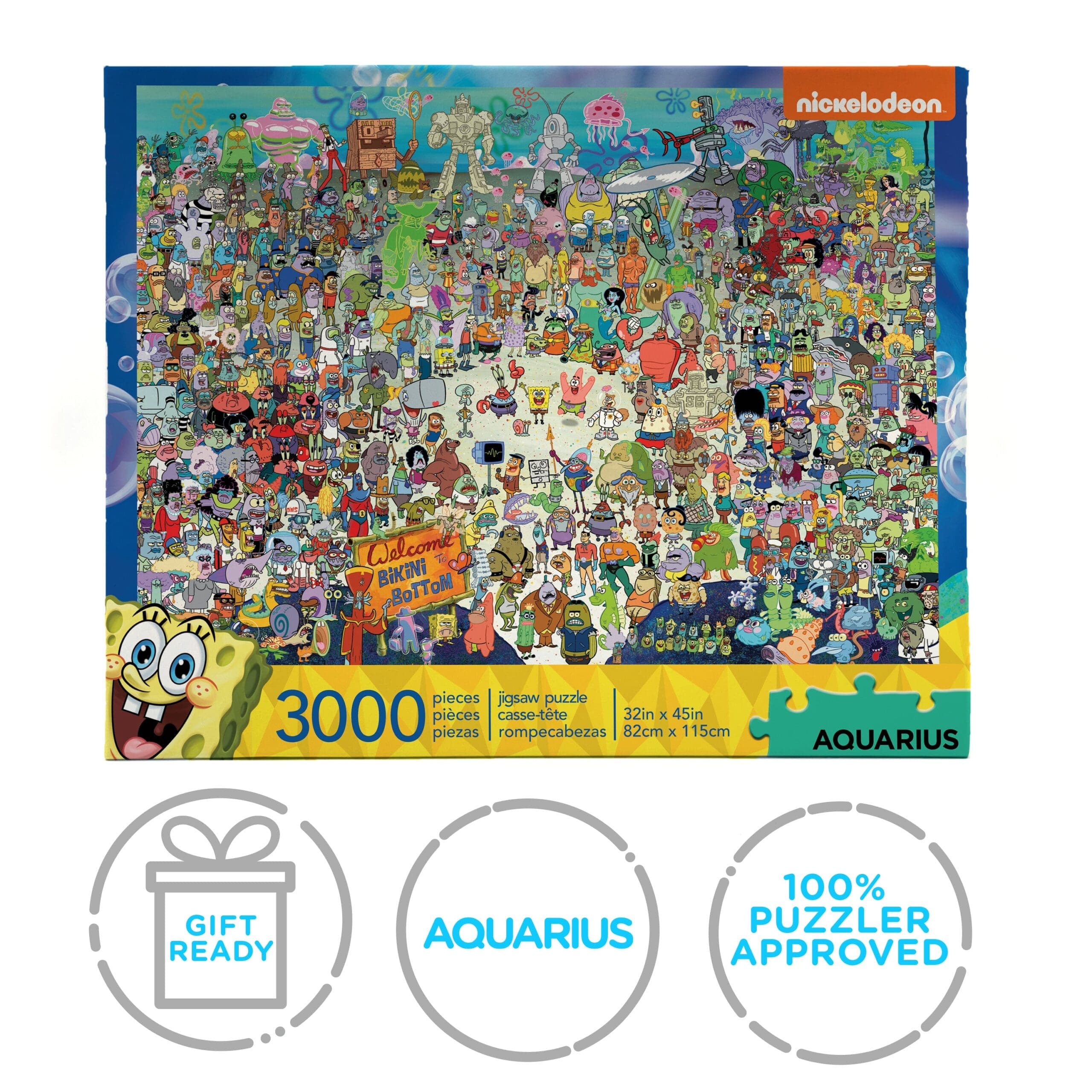 SpongeBob SquarePants 3000 Piece Jigsaw Puzzle NMR