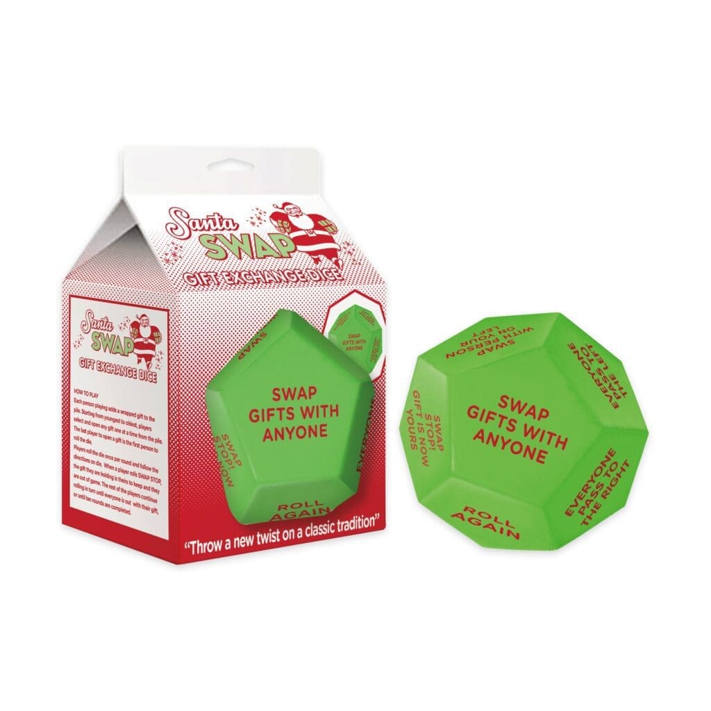 Santa Swap Gift Exchange Oversized Dice (Packaged) - NMR