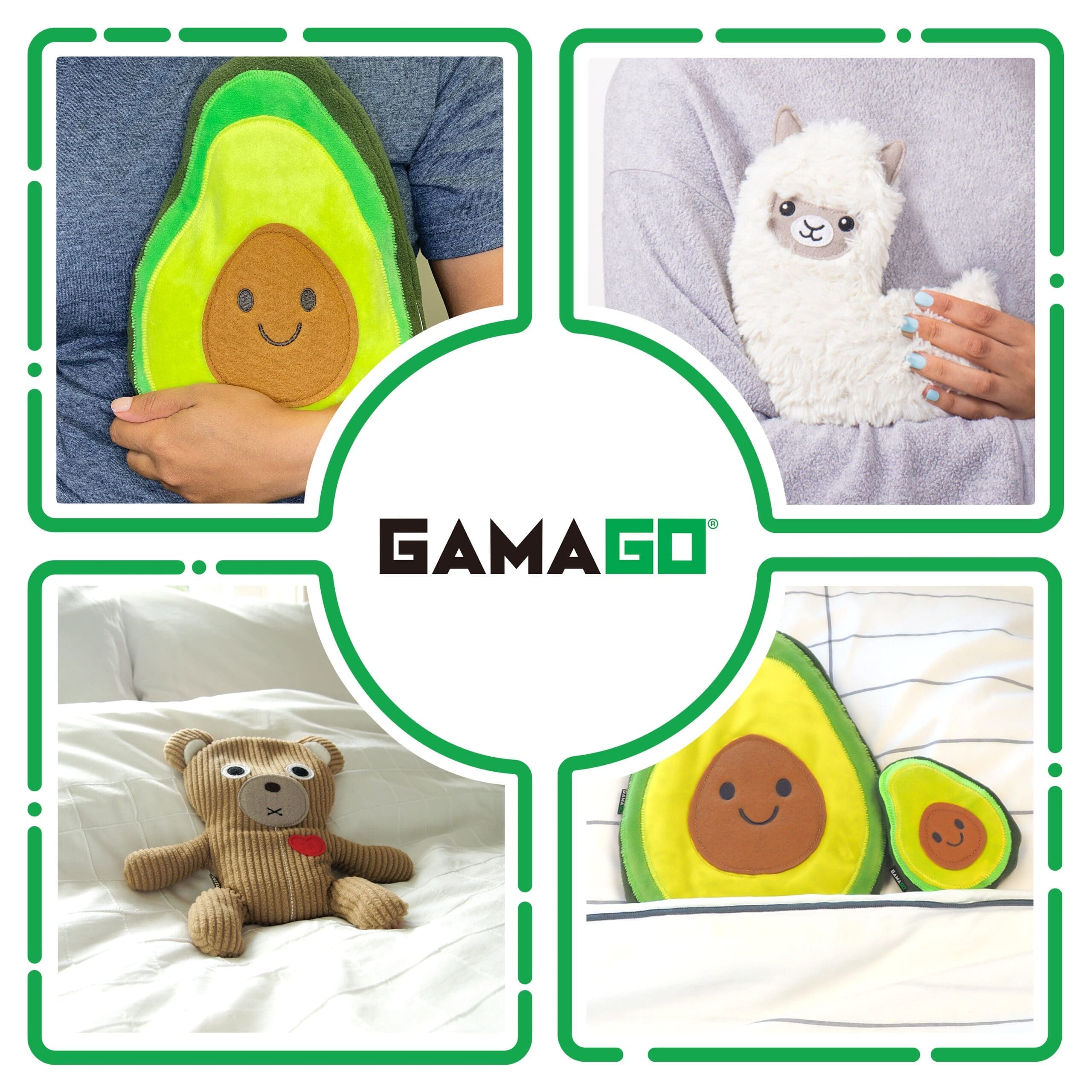 Huggable Avocado Heating Pad and Pillow NMR