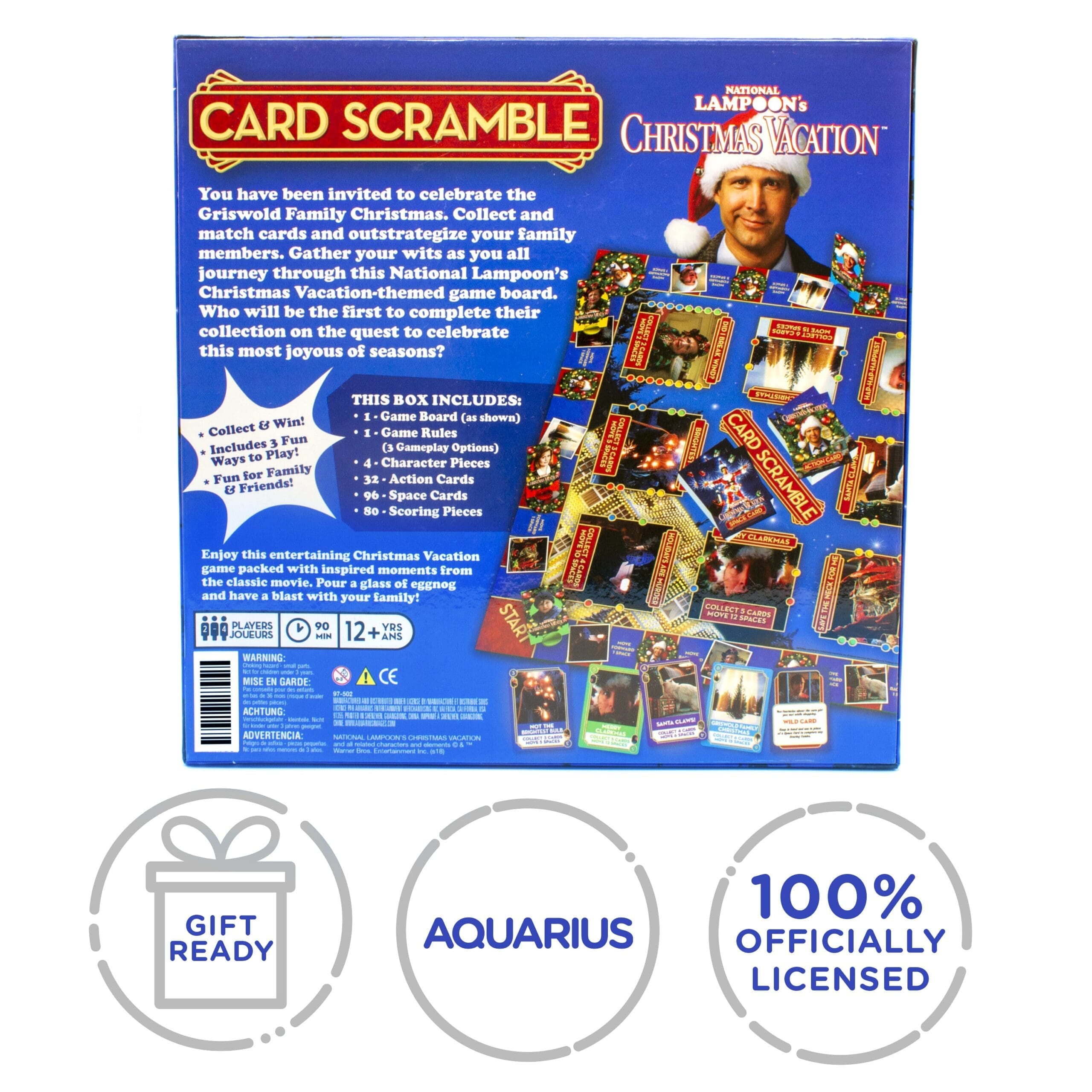 Christmas Vacation Card Scramble Board Game NMR