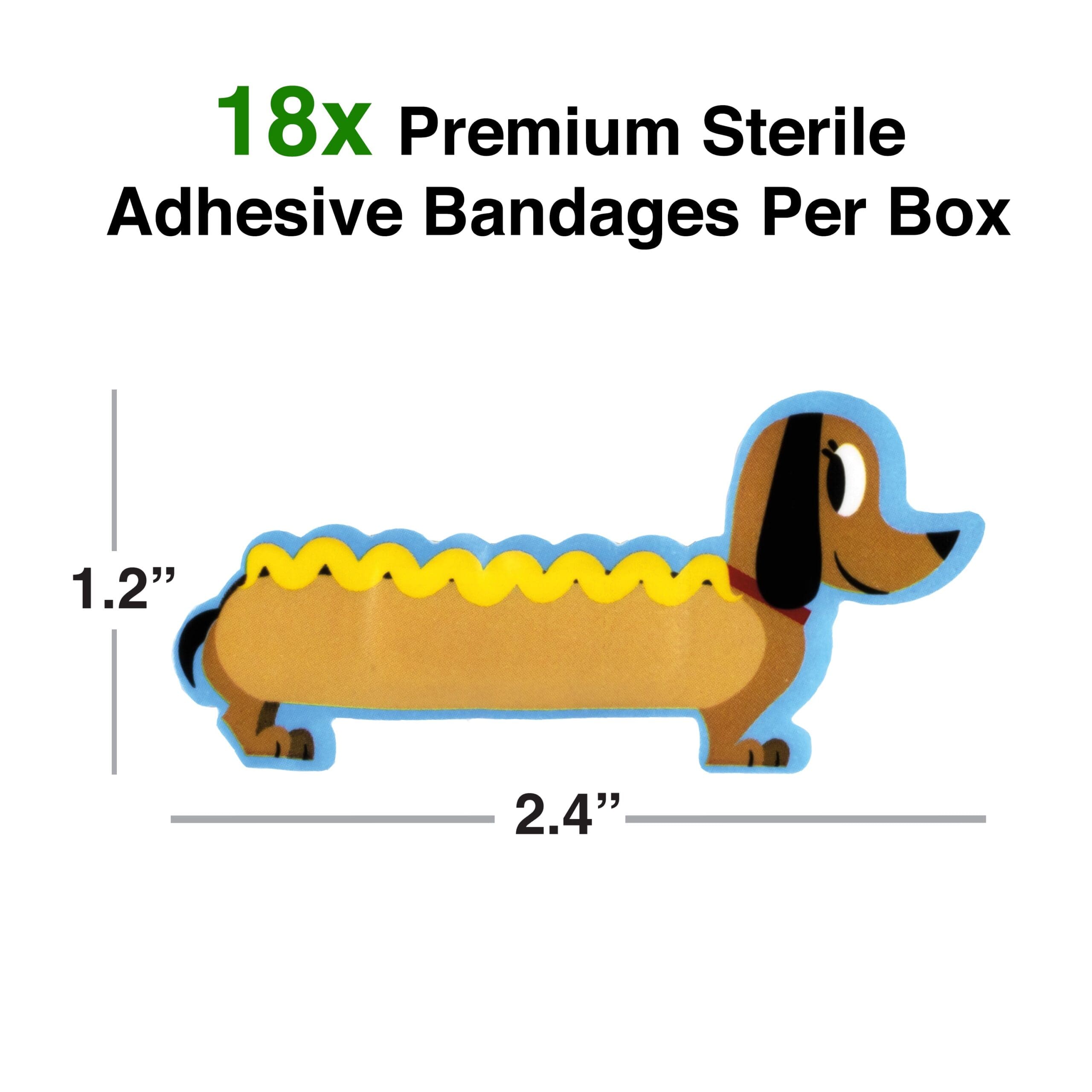 Hot Dog Adhesive Bandages NMR