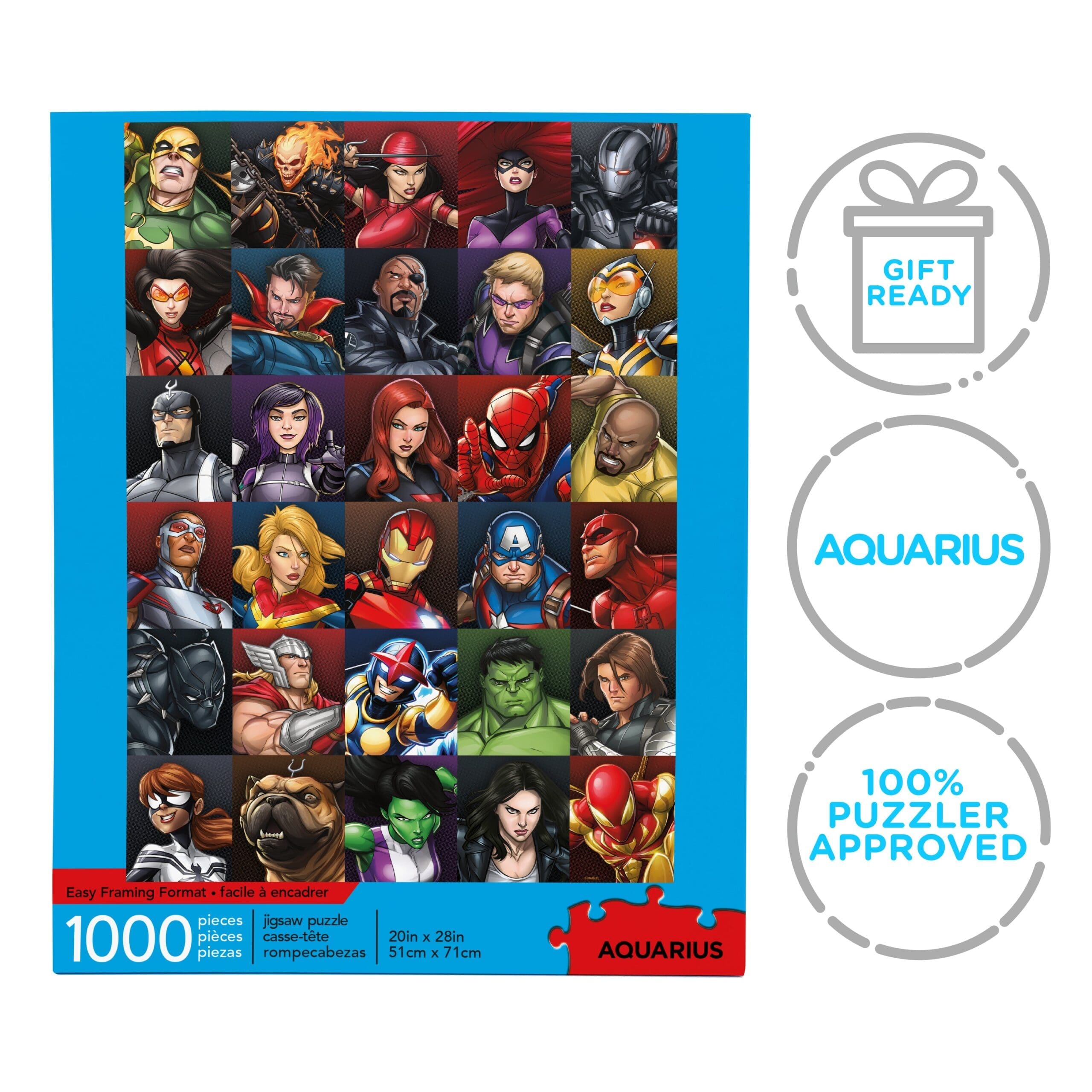 Marvel Heroes Collage 1000 Piece Jigsaw Puzzle