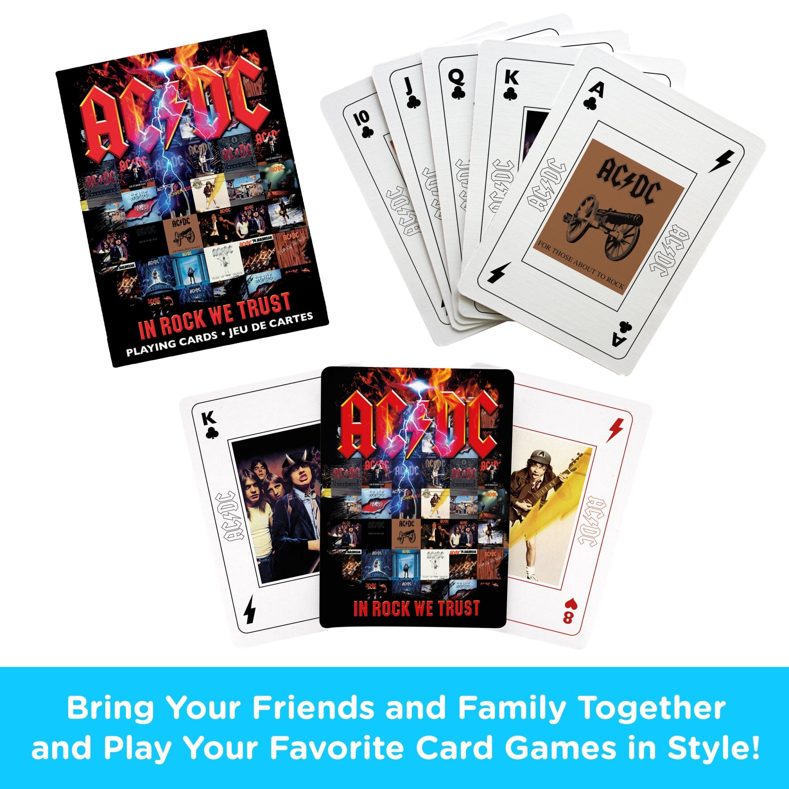 AC/DC – In Rock We Trust Playing Cards - NMR