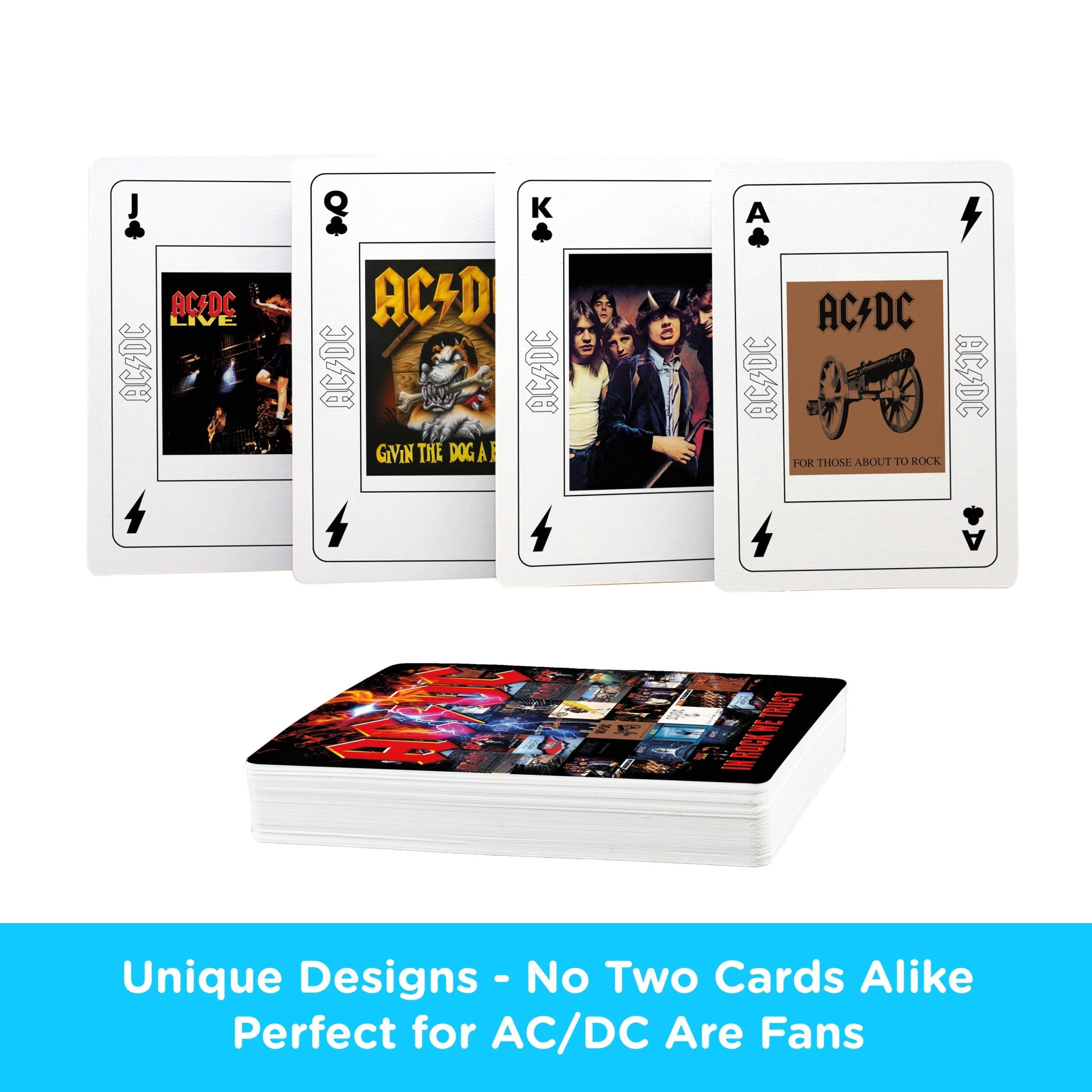 AC/DC – In Rock We Trust Playing Cards - NMR