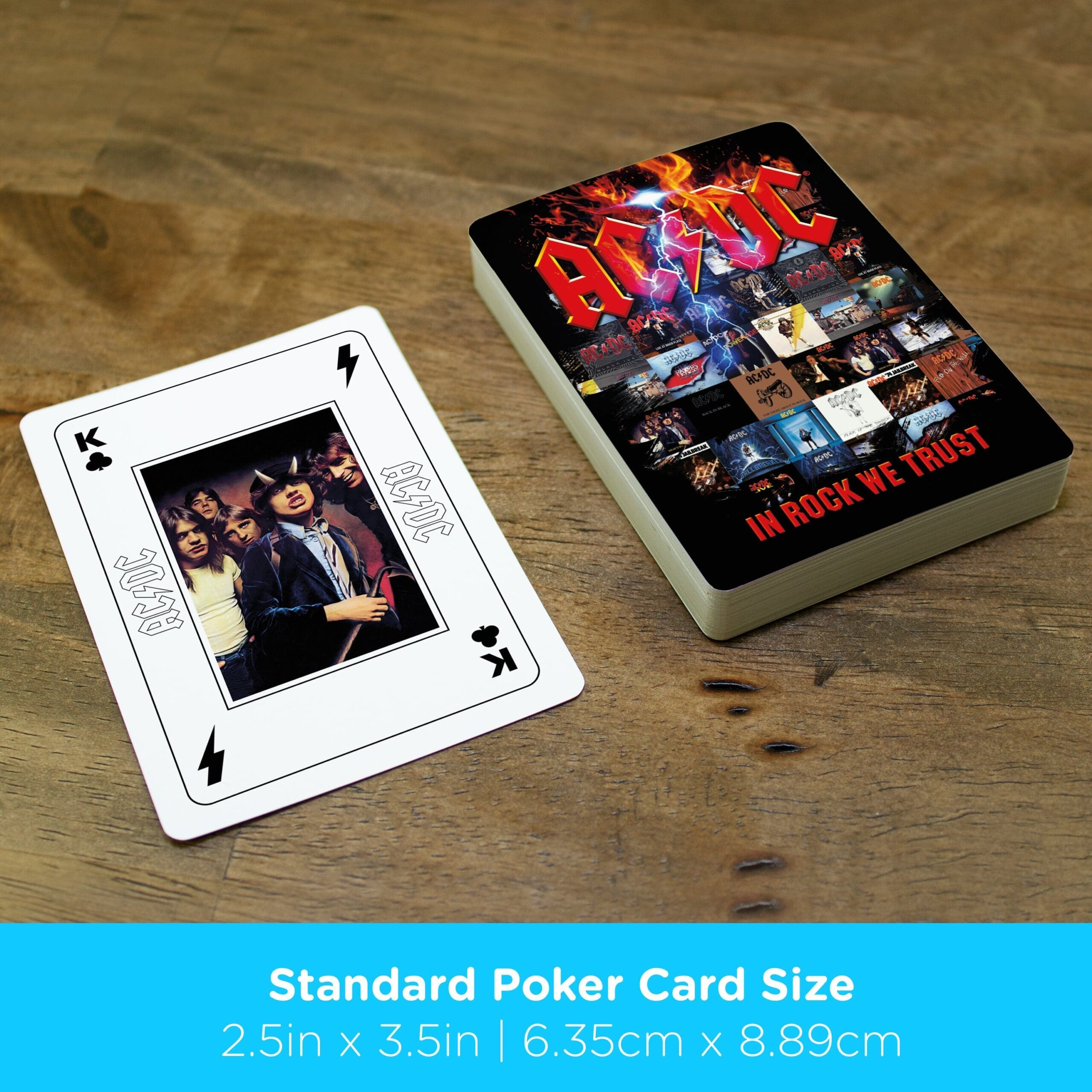 AC/DC – In Rock We Trust Playing Cards - NMR