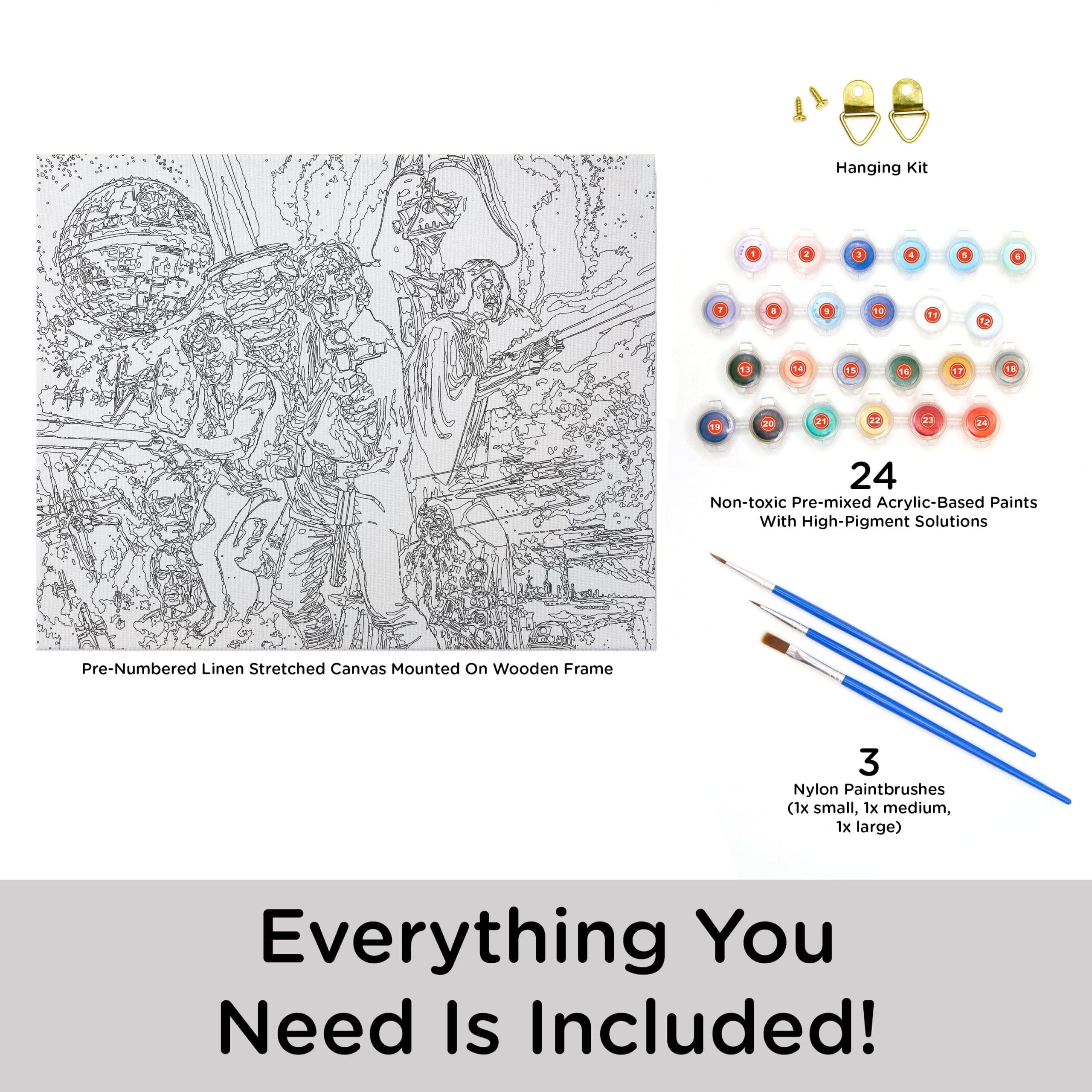 Star Wars One Sheet Art by Numbers NMR