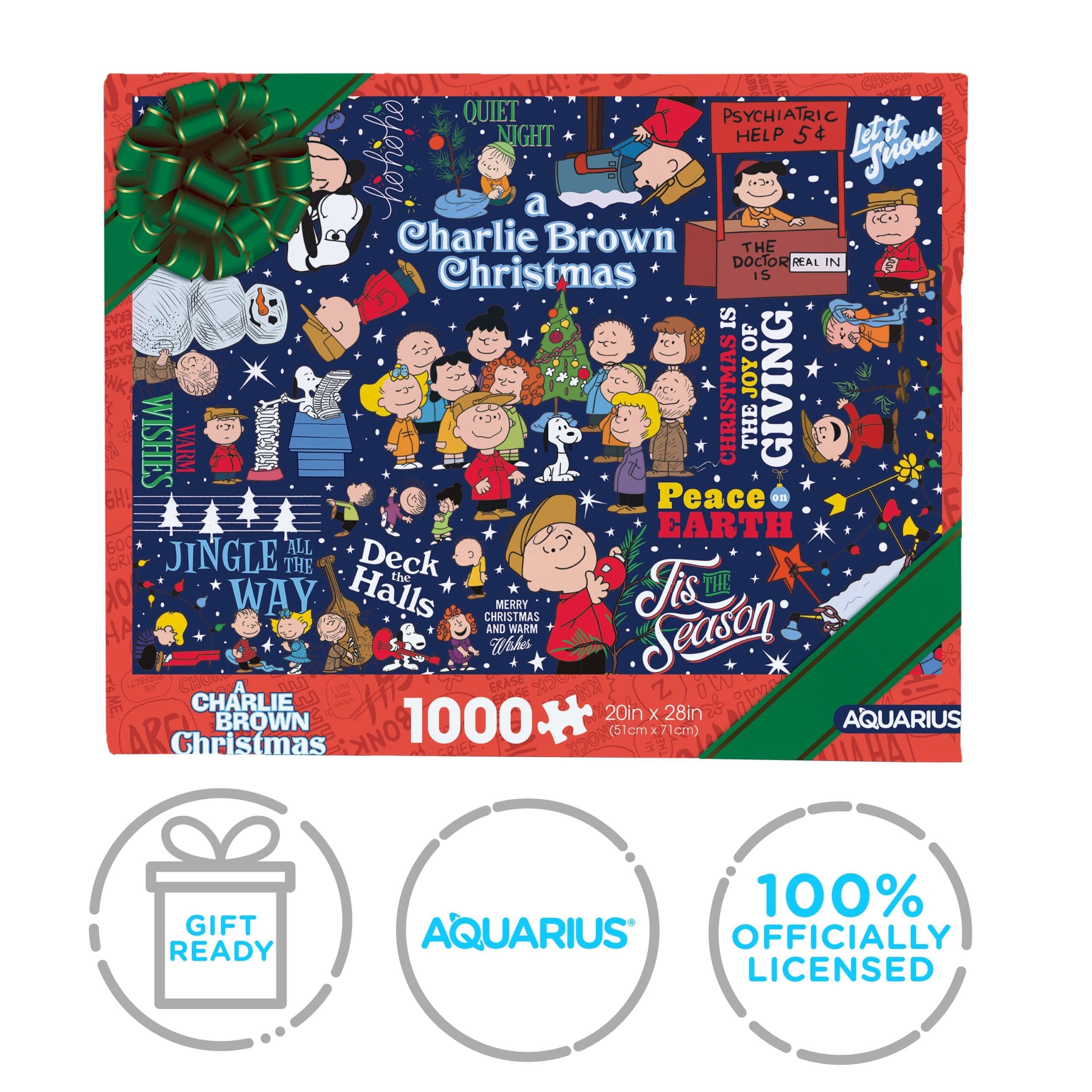 Puzzle 1000 Pezzi Peanuts: La Grande Zucca Con Linus, Sally E Snoopy - Ufficiale, Alta Qualità, Idea Regalo Per Serate In Famiglia