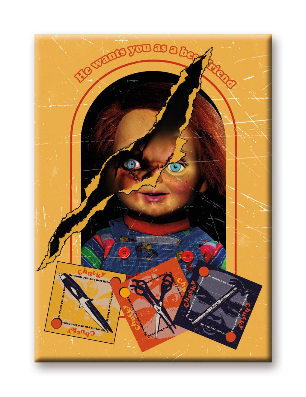 Chucky – Hiding Flat Magnet (2.5″ x 3.5″) - NMR