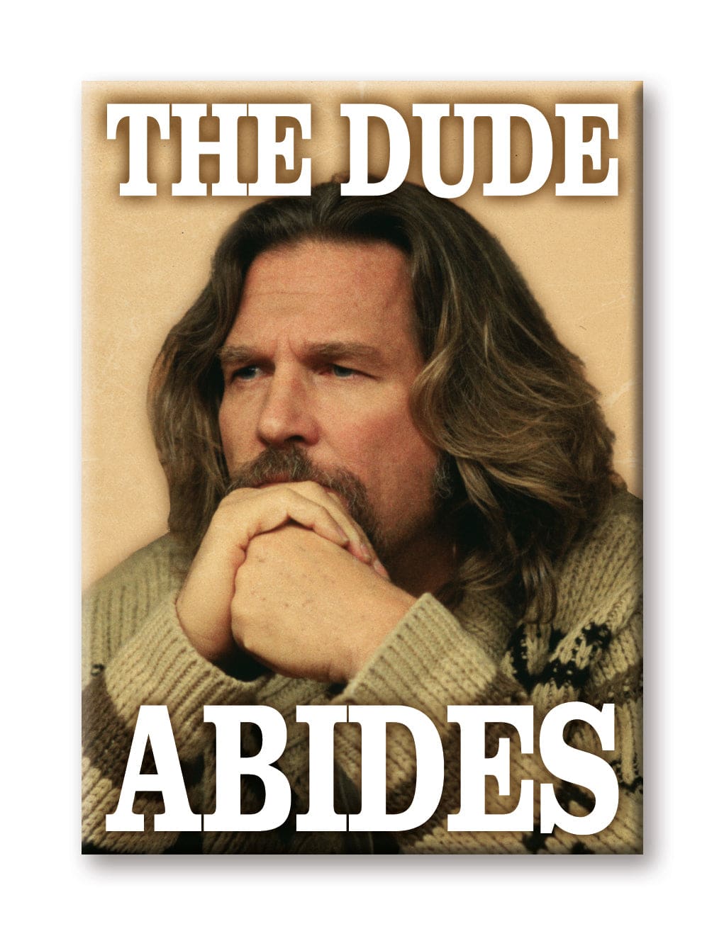 The Big Lebowski The Dude Abides Flat (2.5″ x 3.5″) NMR