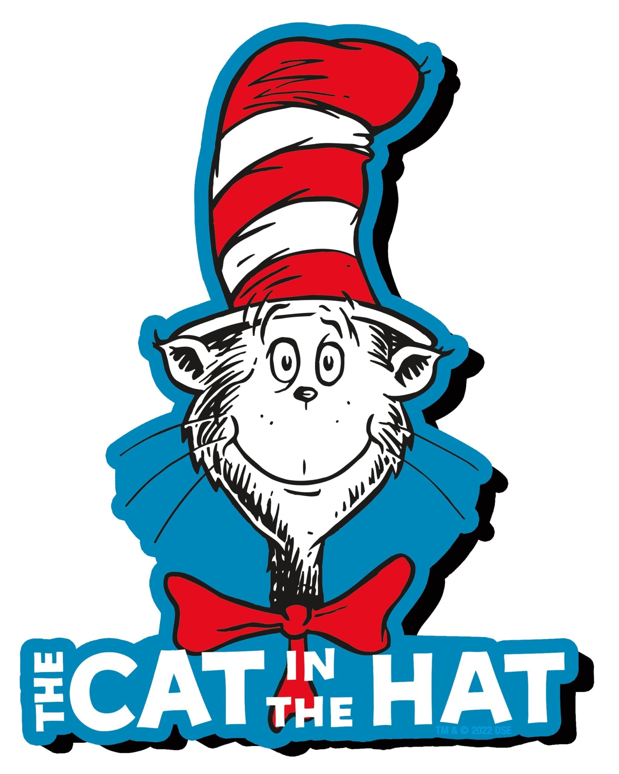 The Cat in the Hat Face Funky Chunky Magnet - NMR