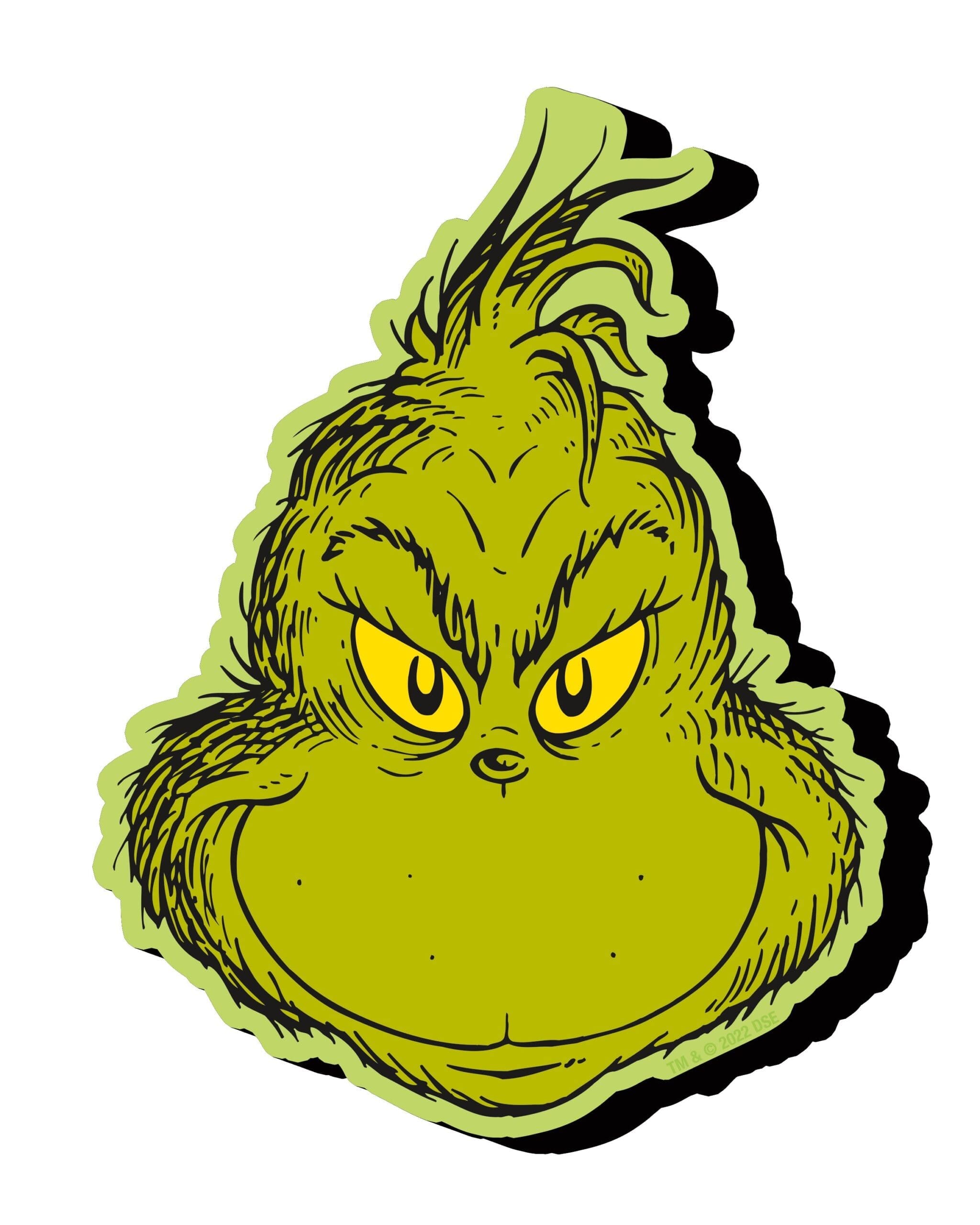 The Grinch Face Funky Chunky Magnet - NMR