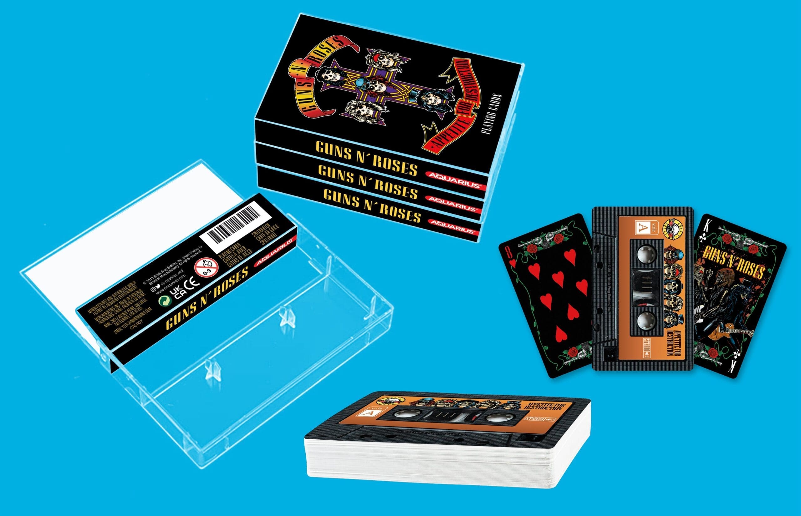 Guns N' Roses Cassette Playing Cards (PDQ) - NMR
