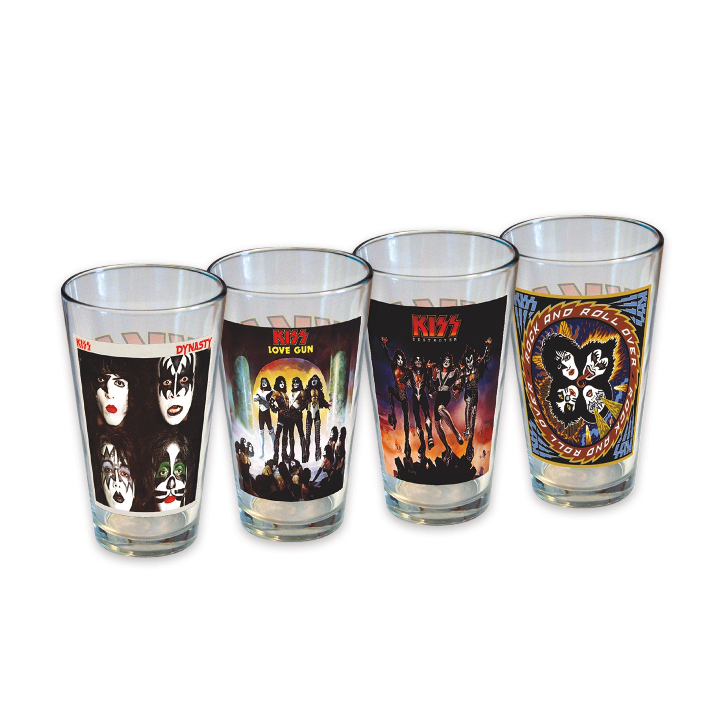 KISS Drinking Glass Set (4-Pack / 16oz) - NMR